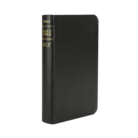 Nlt Compact Bible Bonded Leather Black Mardel 9781414301723