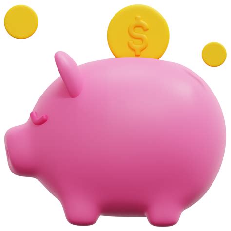 savings 3d render icon illustration 21616850 PNG