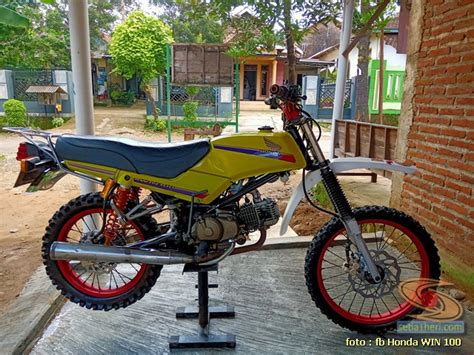 Foto- Foto modifikasi motor Honda Win jadi motor trail - setia1heri.com