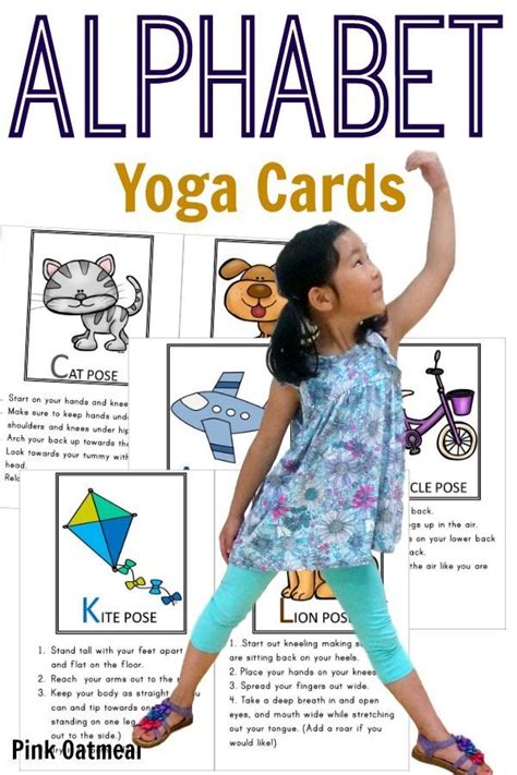 Free Kids Yoga Alphabet Printables For Summer Abc Yoga For Kids Yoga