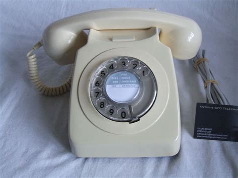 Ivory 746 Telephone 1984 Antique Telephone Vintage Telephone Gpo