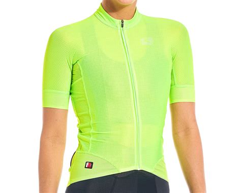 giordana women s fr c pro neon short sleeve jersey neon yellow s in the know cycling