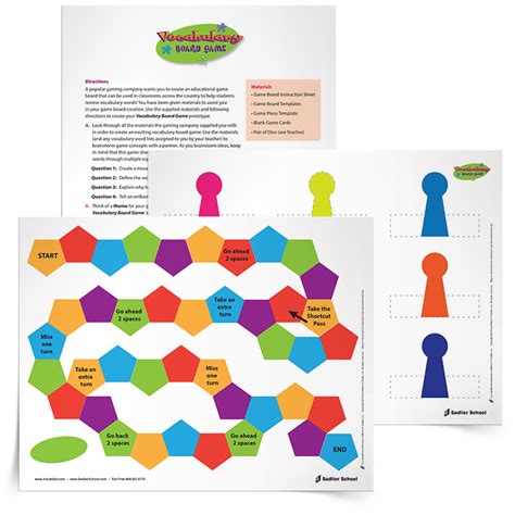 How To Create Student Vocabulary Game Boards To Review Words Grades 312