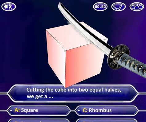 Ninja Sword Cuts Math Cube In Half 4 Steps With Pictures