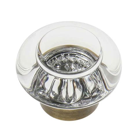 Choose from many types like drawer pull, handle pull, bar pull & more. Enfield - 1 3/8" Diameter Clear Crystal Cabinet Knob in ...