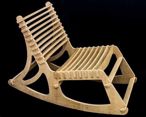 Rocking Chair This Cnc Files Dxf Cdr Svg Dxf Files For Etsy