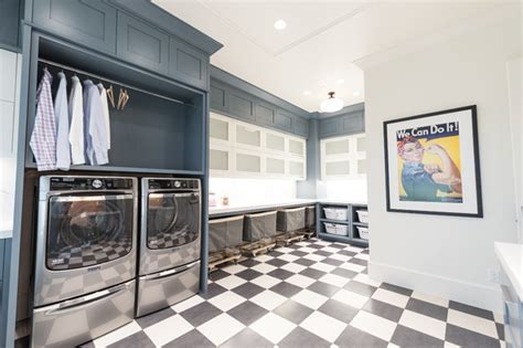2016 Parade Of Homes Transitional Laundry Room Salt Lake City