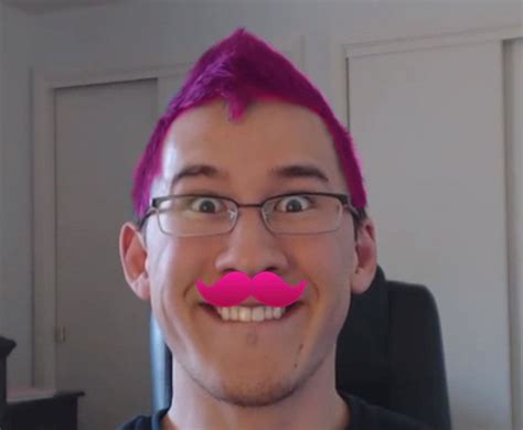 Pink Hair On Markiplier And Pink Moustache Xd This Is 100 Fake Markiplier Markiplier 