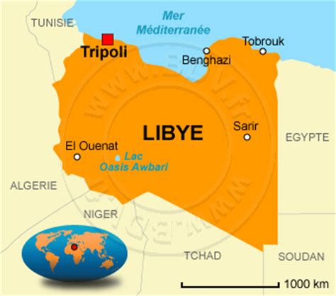 Libye Carte Touristique