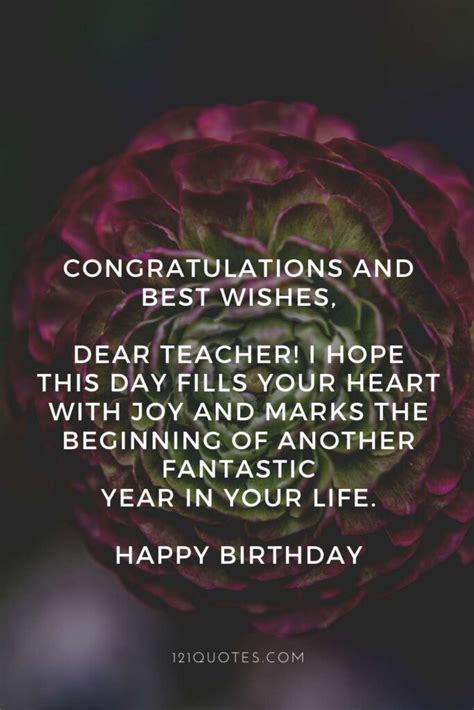 100+ Beautiful Birthday Wishes for Teacher With Beautiful Images