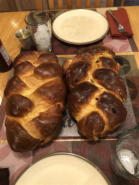 1 in saucepan, heat 1/2 cup of almond milk, 1/2 a cup of water, and 2 tablespoons of butter until very warm. The Best Bread Machine Challah Recipe - Genius Kitchen ...