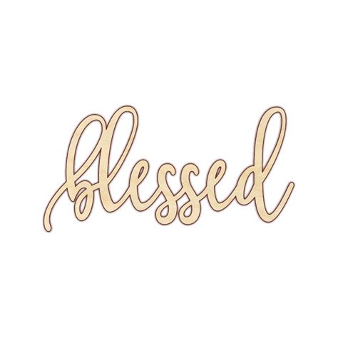Blessed Blessed Sign Blessed Wood Sign 160177 Etsy