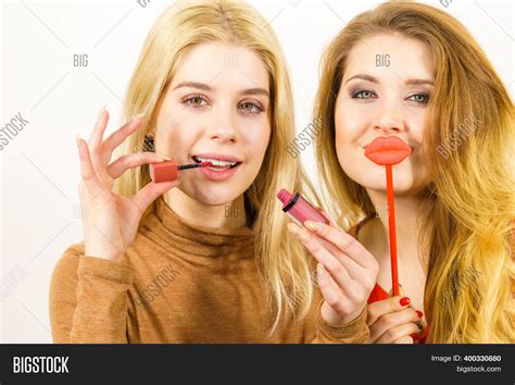 Two Women Having Fun Image Photo Free Trial Bigstock