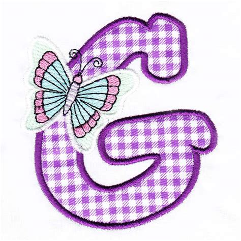 Butterfly Alphabet Letter G All Sew Crafty