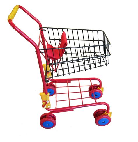 Kids Shopping Trolley Red Buy Play Kitchens And Toy Food 4897015540708