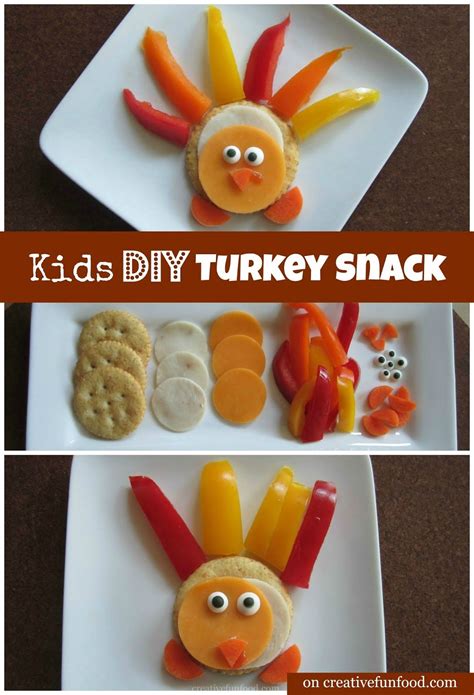 See more ideas about thanksgiving snacks, thanksgiving crafts, thanksgiving treats. Kid's DIY Turkey Snack | Kids thanksgiving treats ...