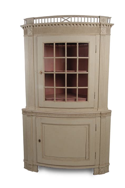 Are your old cabinets saying more about you than you think? Swedish Antique Painted Corner Cupboard - 1780 For Sale ...