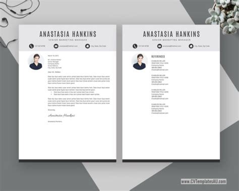 Just fill in the form and download the documents in pdf format to your computer. Simple CV Template for Microsoft Word, Cover Letter, Clean ...
