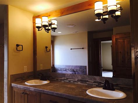 Bathroom mirror vanity mirror baroque ornate white wall mirror 37″x27″ vanities. Custom Bathroom Mirror. #BendOR | Bathroom mirror, Custom ...