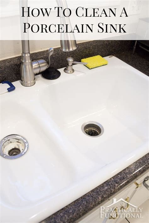Be careful not to get on your skin when you rinse. How To Clean A Porcelain Sink (including the stains and ...