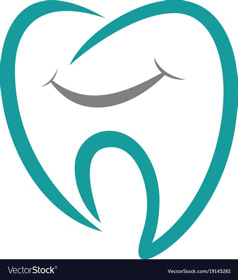 Tooth Abstract Logo Royalty Free Vector Image Vectorstock