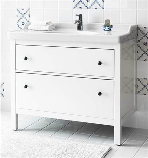 It contains fewer than 50 faucets but there seems to be at least one style for just about every decor. HEMNES two drawer cabinet adds storage space in your bathroom! (With images) | Ikea catalog ...