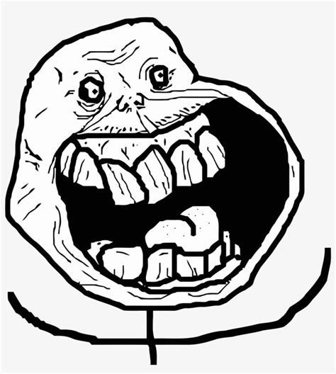 Troll Face Png Happy Forever Alone Face 1089x1161 Png Download Pngkit
