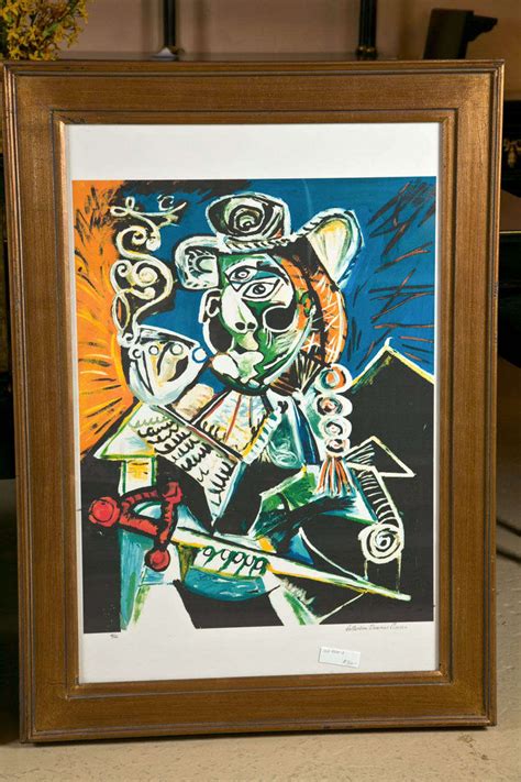 Pair Of Framed Pablo Picasso Lithographs Numbered At 1stdibs