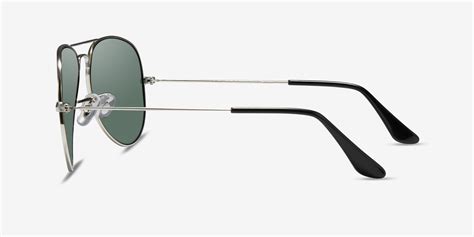 Ray Ban Rb3025 Aviator Aviator Silver Frame Prescription Sunglasses Eyebuydirect Canada