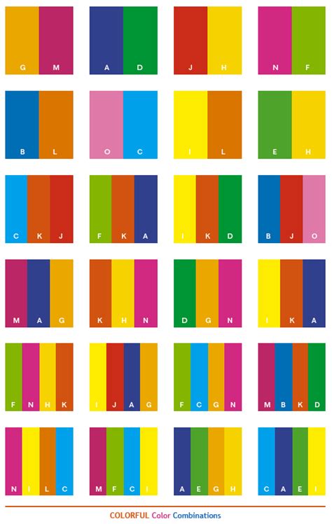 Colorful Color Combinations Color Schemes Color Swatches Color Patterns