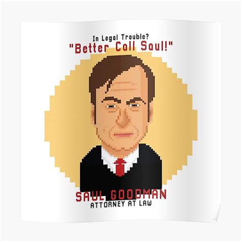 In Legal Trouble Better Call Saul Poster For Sale By