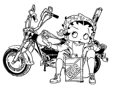 Betty Boop 25963 Cartoons Printable Coloring Pages