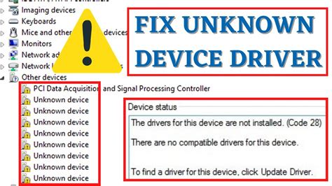 Unknown Device Driver Windows 7810 Youtube