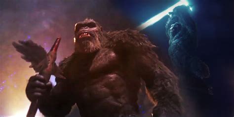 Kong) с александром скарсгардом и милли бобби браун. Kong's Axe Weapon & Powers In Godzilla vs Kong Explained