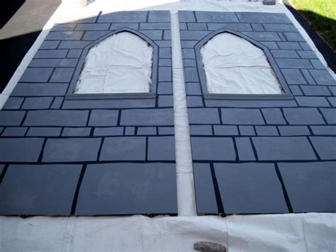 Haunted Eves Halloween Blog Gothic Castle Wall Panels Completed