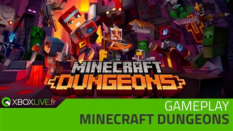 Gameplay Xbox One Minecraft Dungeons 30 Minutes Youtube