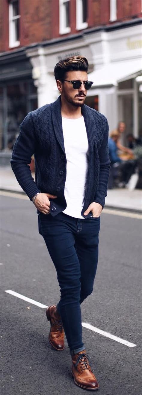 Ide Terpopuler Outfit With Men Cardigan