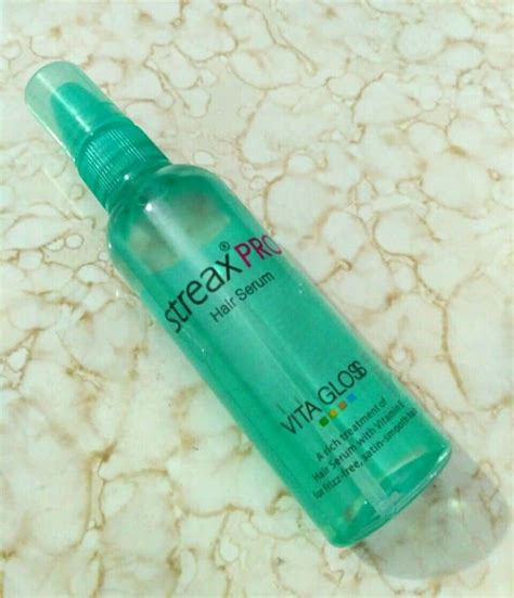 Seals silky smoothness into hair cuticles. Streax Vita Pro Hair Serum Review