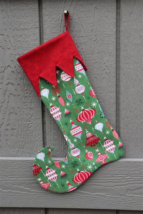 Elf Christmas Stocking Pattern Digital Download Pdf Two Sizes Etsy