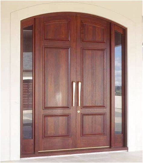 Desain Pintu Rumah 2 Pintu Kayu Modern Terbaru Wooden Main Door