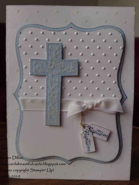 Cards Beautiful Cards A Baptism Card For A Boy