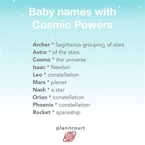 Celestial Baby Names Celestial Baby Names Baby Names Kid Names