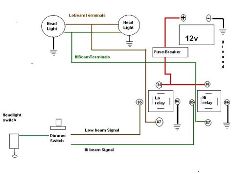 Headlight Relay Wiring Diagram Collection