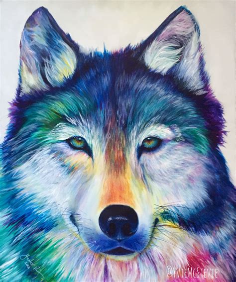 Похожее изображение Wolves Painting Acrylic Wolf Painting Acrylic