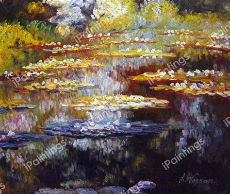 Water lilies monet art claude monet art art. Water Garden At Giverny Painting by Claude Monet ...