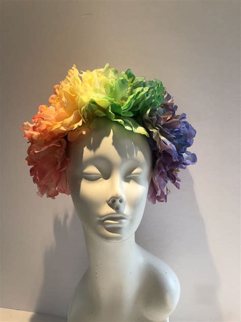 Excited To Share This Item From My Etsy Shop Rainbow Flower Crown