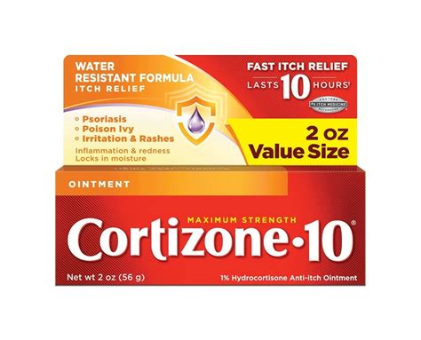 Cortizone 10 Anti Itch Ointment Maximum Strength 2 Oz
