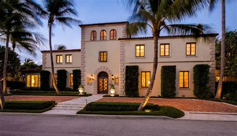 169 Million Historic Mediterranean Mansion In Palm Beach Fl Homes