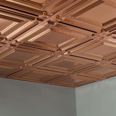 Fasade Ceiling Tile 2x2 Suspended Coffer In Polished