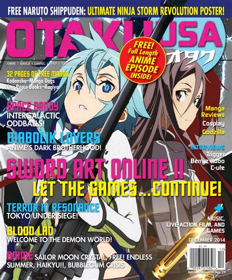Otaku Magazine December Subscriptions Pocketmags